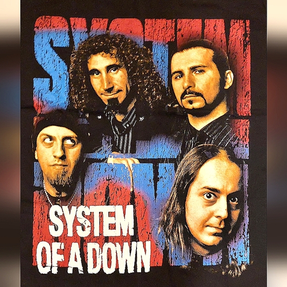System Of A Down Men's Black Short Sleeved Band T-shirt NWOT Size L/G - Picture 3 of 7